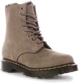 Dr Martens 1460 Serena In Grey For Women