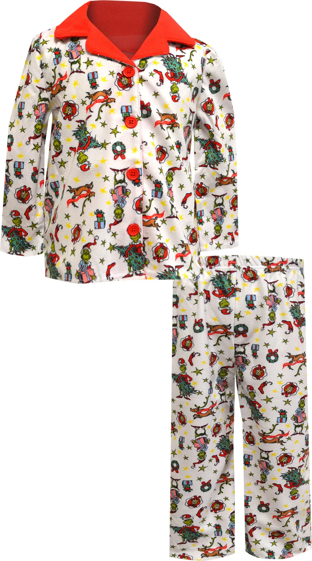 Dr. Seuss The Grinch Toddler Traditional Pajamas