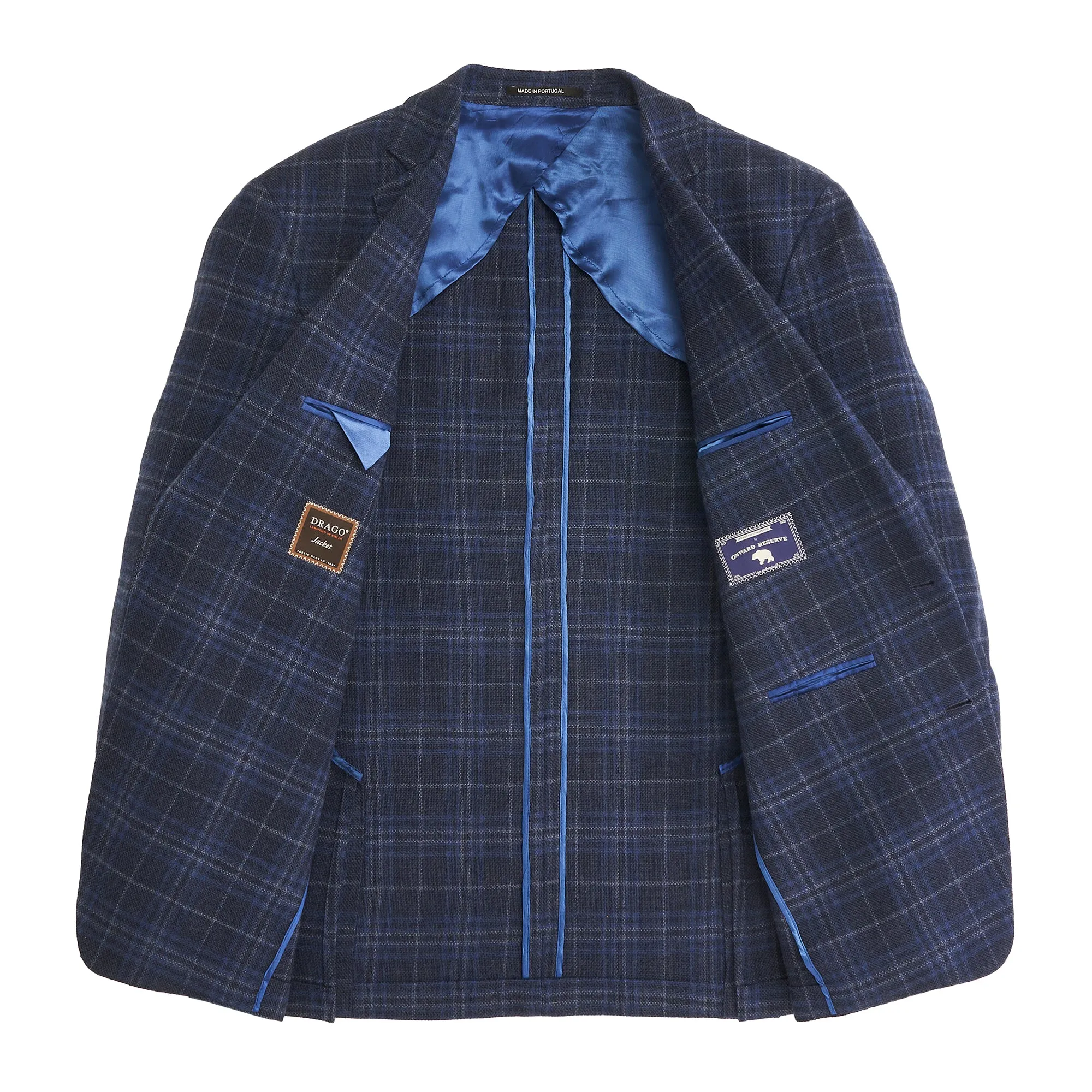 Drago Naval Academy Plaid Sport Coat