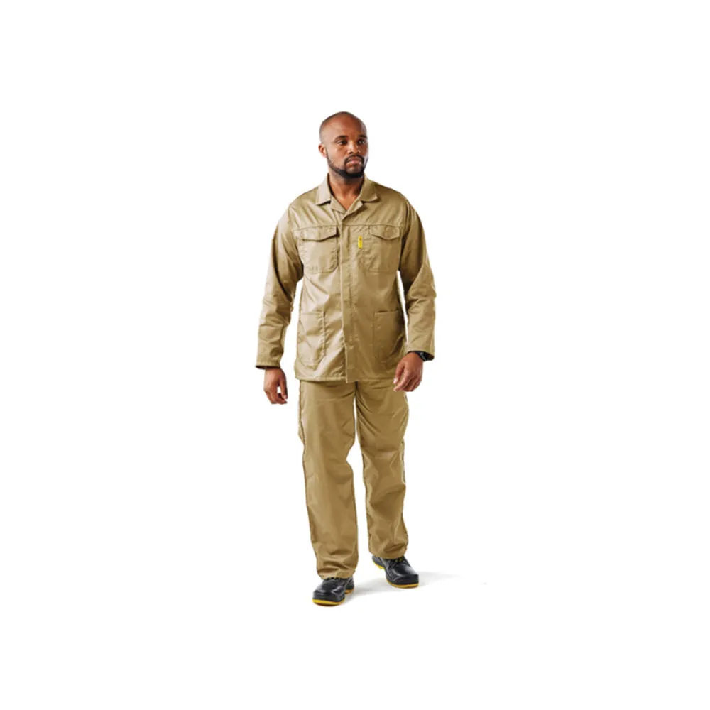 DROMEX EXECUFIT POLYCOTTON CONTI JACKET COLOUR-KHAKI SIZE 52