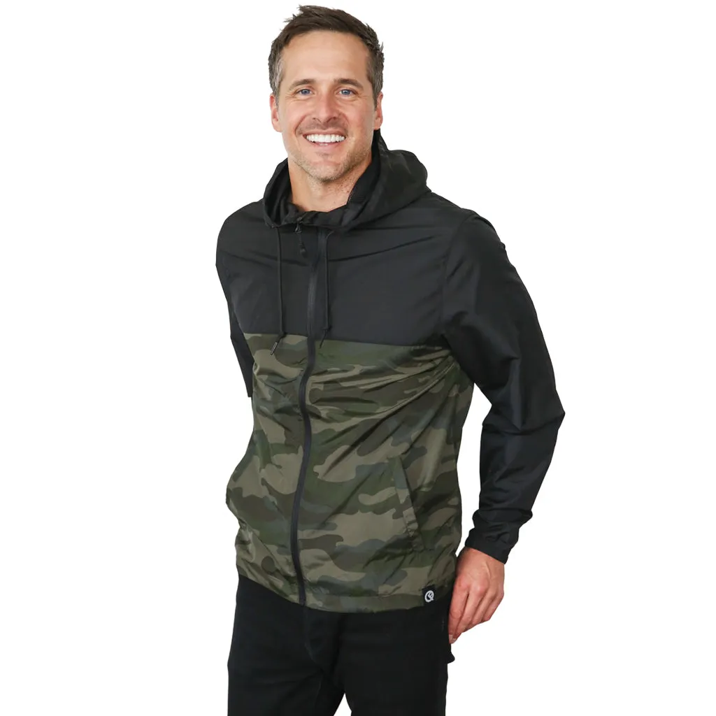 Dryflip Windbreaker (Black/Camo)