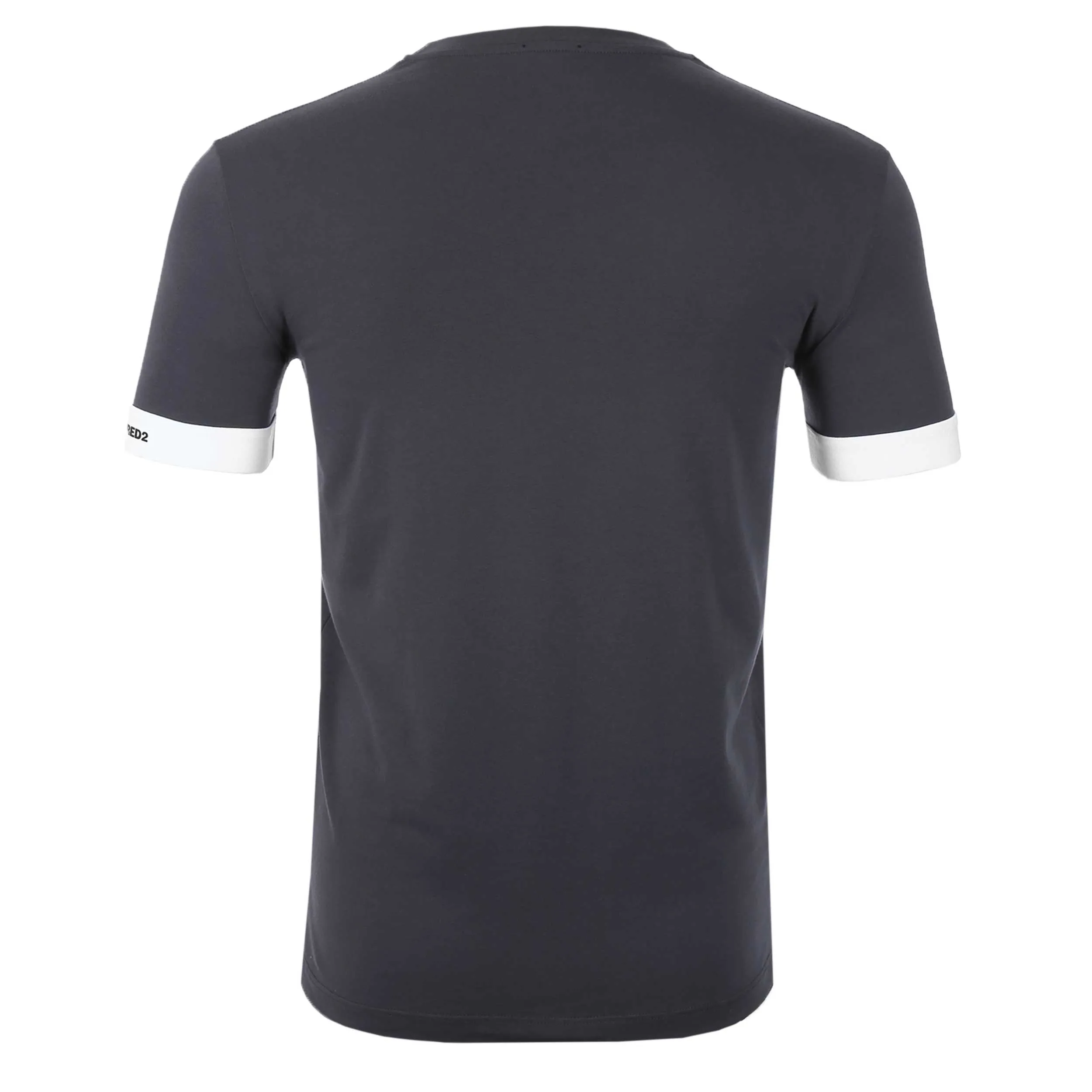 Dsquared2 Stand Out DSQ Logo T Shirt in Anthracite