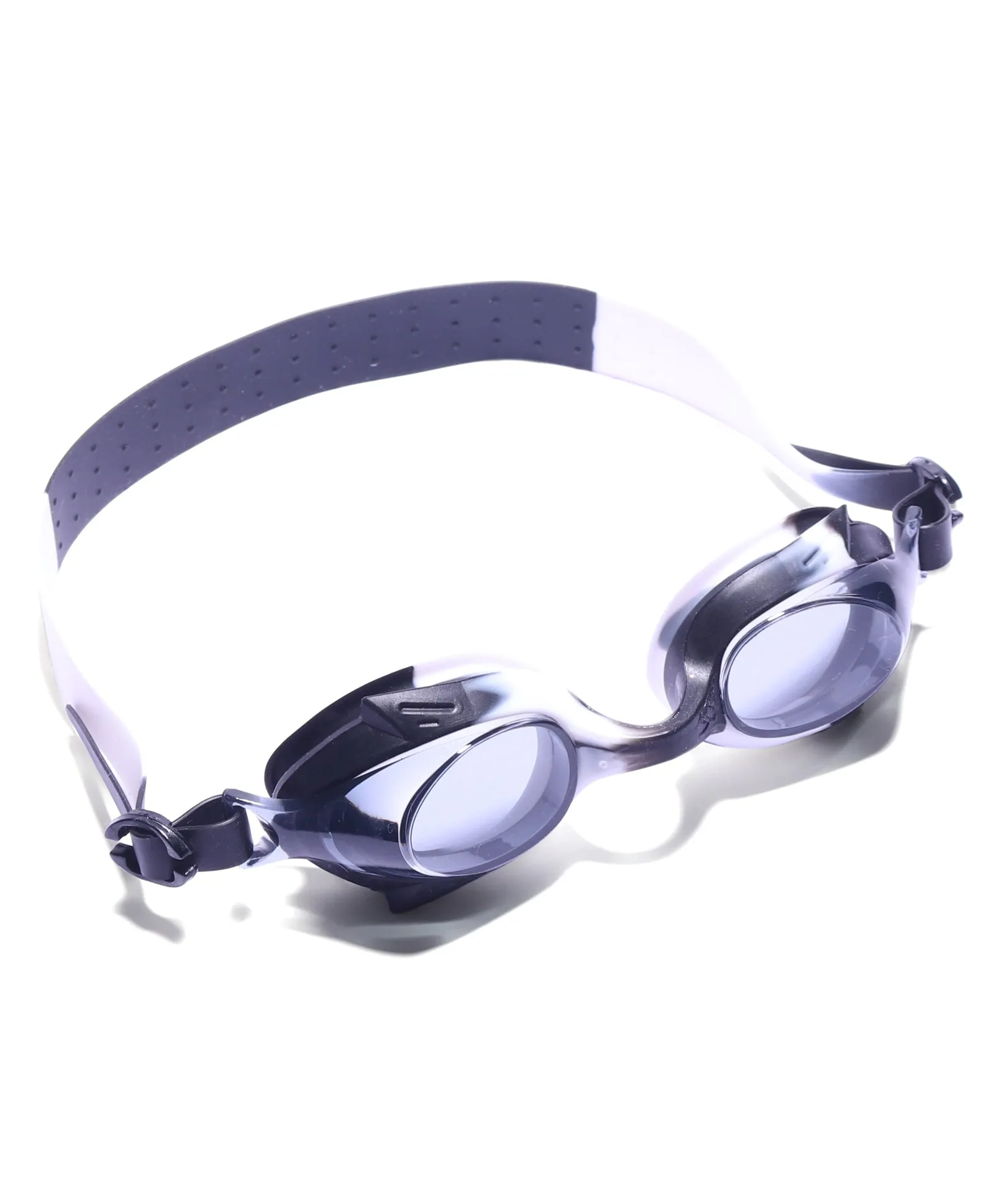 DUAL SHADED SWIMMING GOGGLES - WHITE & BLACK