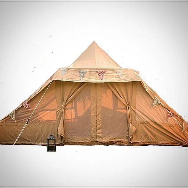 DubPod ™ Adventurer- 5m x 4m Drive Away Camper Van Bell Tent Canvas Awning