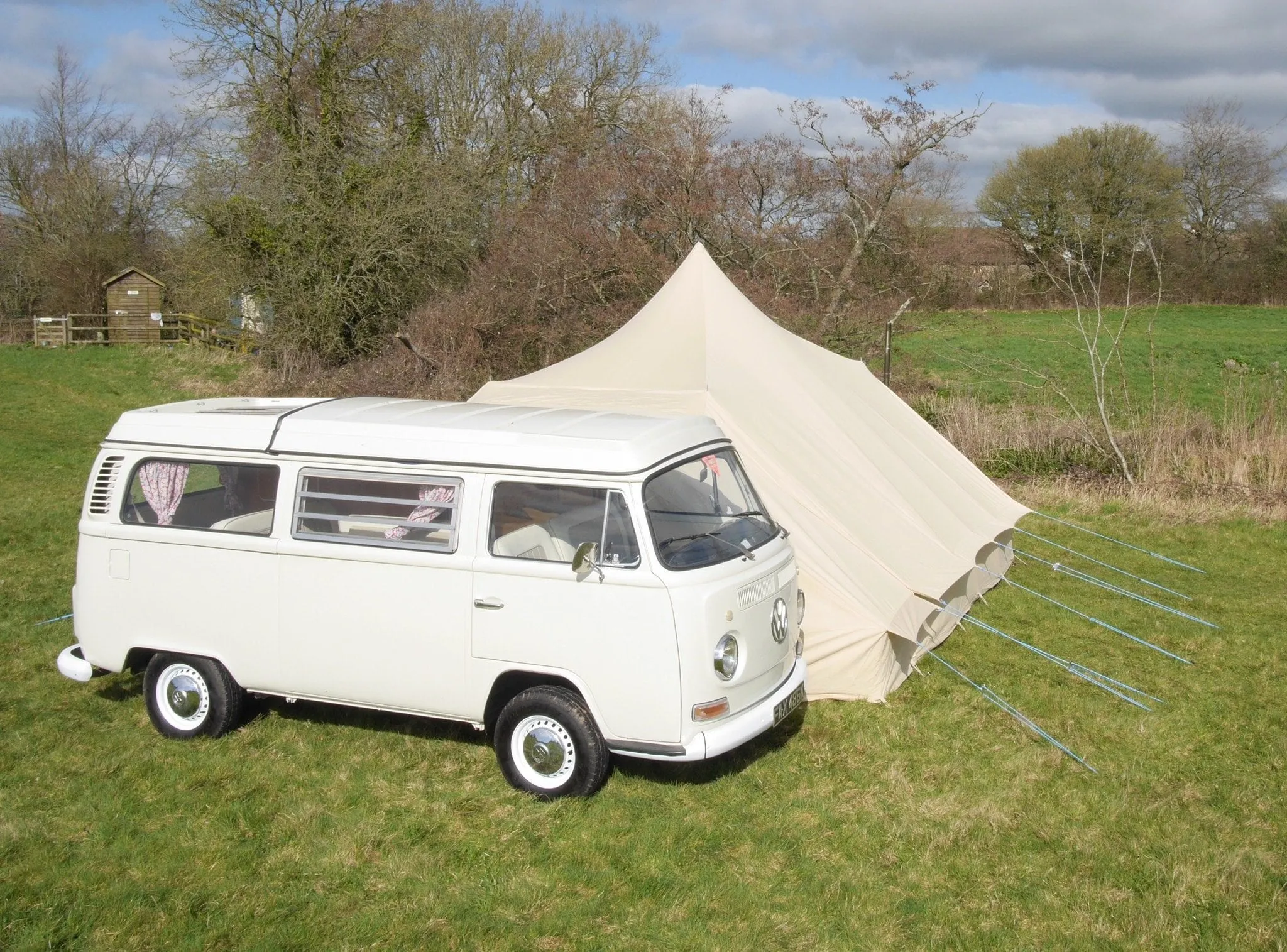 DubPod ™ Adventurer- 5m x 4m Drive Away Camper Van Bell Tent Canvas Awning