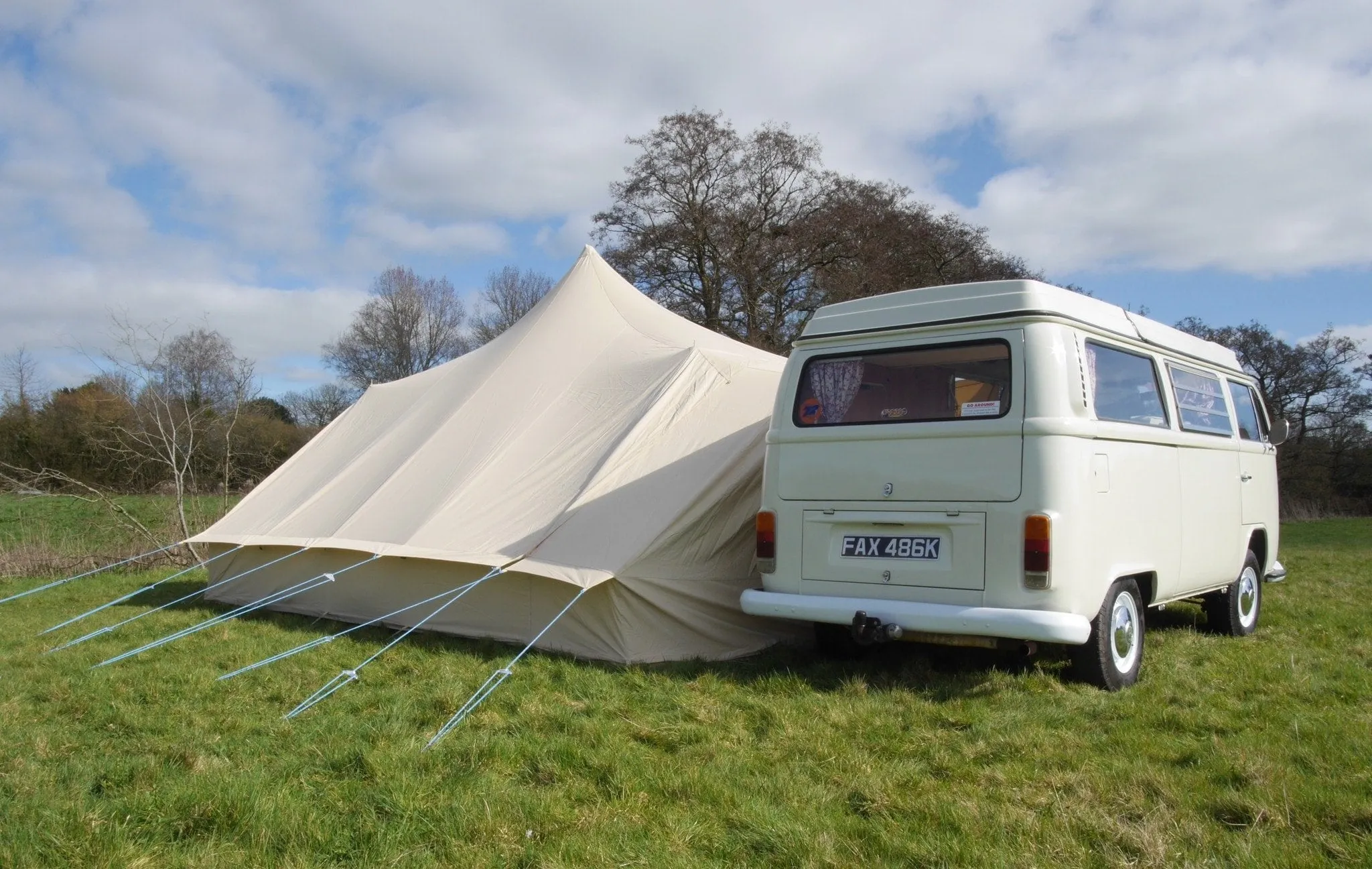 DubPod ™ Adventurer- 5m x 4m Drive Away Camper Van Bell Tent Canvas Awning