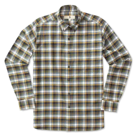 Duck Head Men's Warhill Flannel Plaid Shirt / Navy