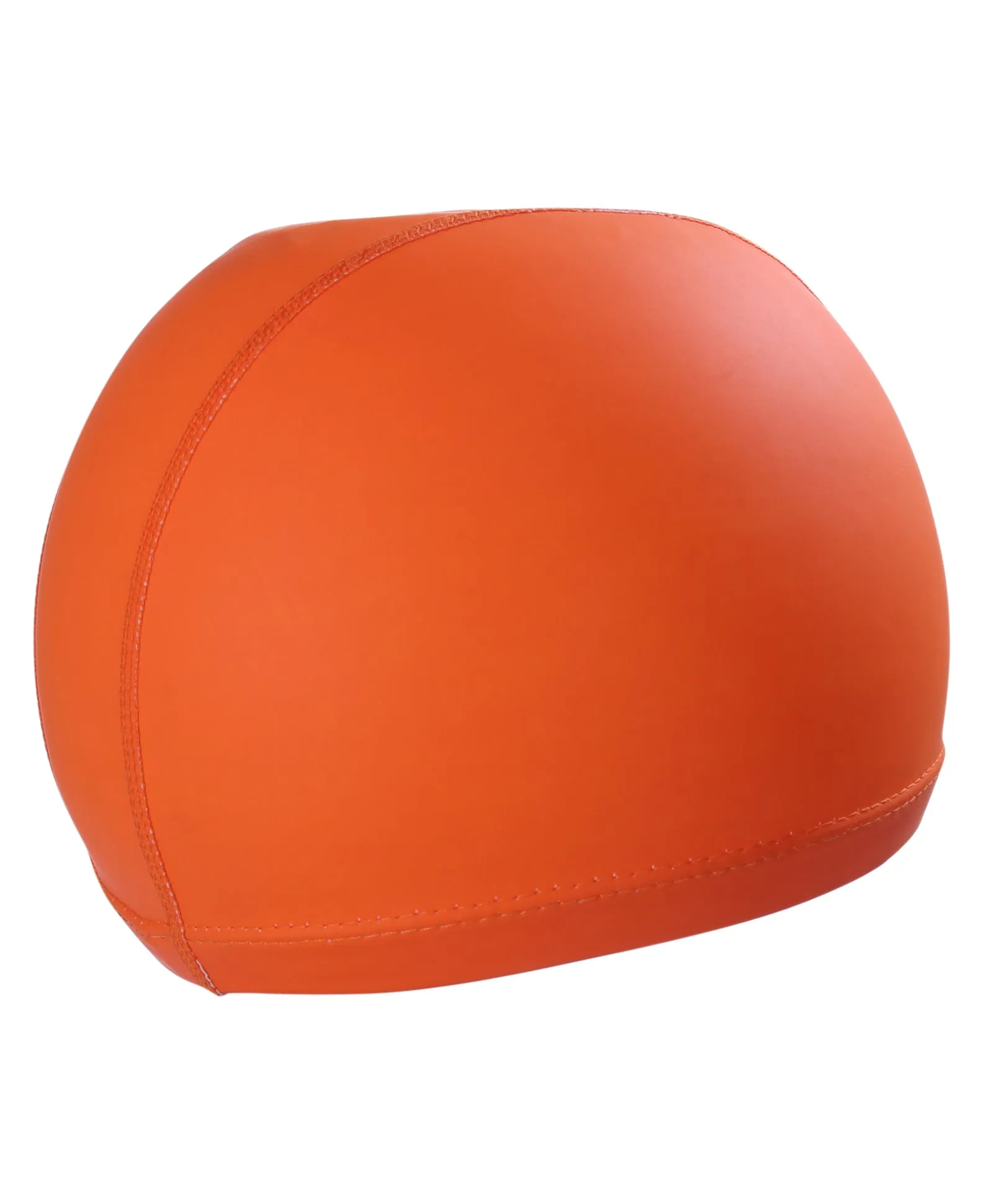 DUCK PRINT SUPER SOFT PU SWIMMING CAP - ORANGE