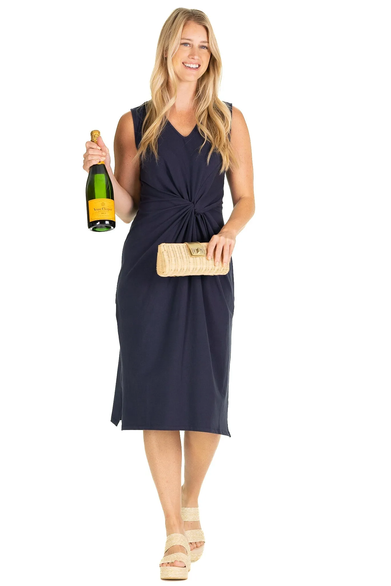 Duffield Lane Delia Dress - Navy