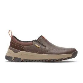 Dunham Glastonbury Slip On (Men) - Brown Leather