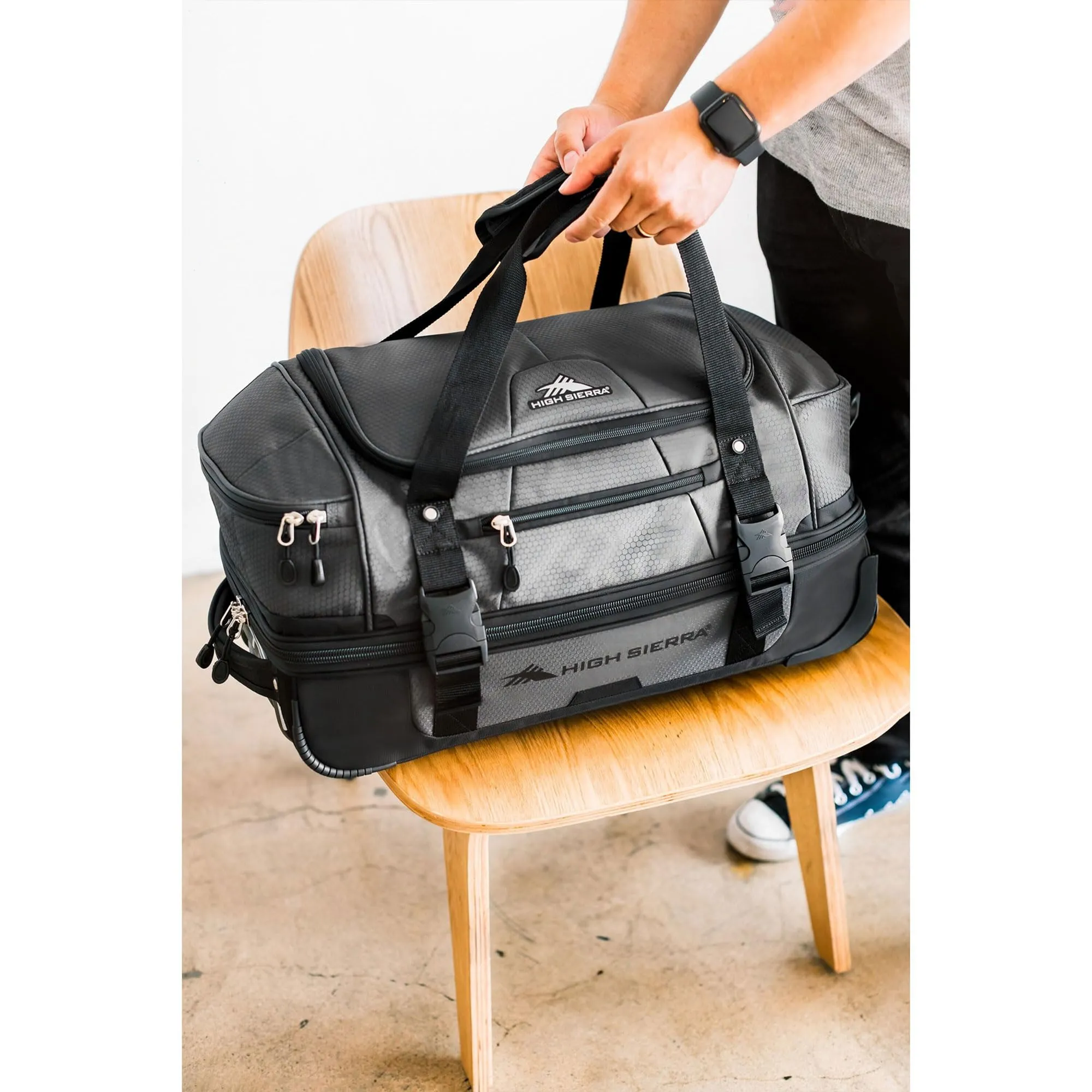 Durable High Sierra Wheeled Duffel Bag 22 Inch