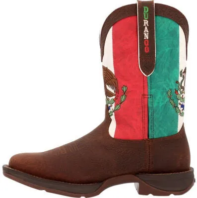 Durango Men's Rebel By Mexico Flag 11" ST Western Boot -Brown- DDB0430