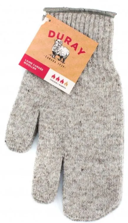 Duray 3F Mittens Natural Grey