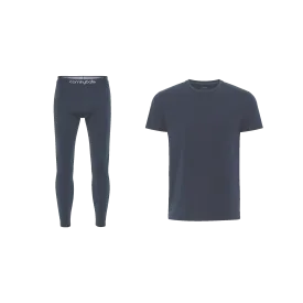 Dusty Blue Long John & Tee Bundle