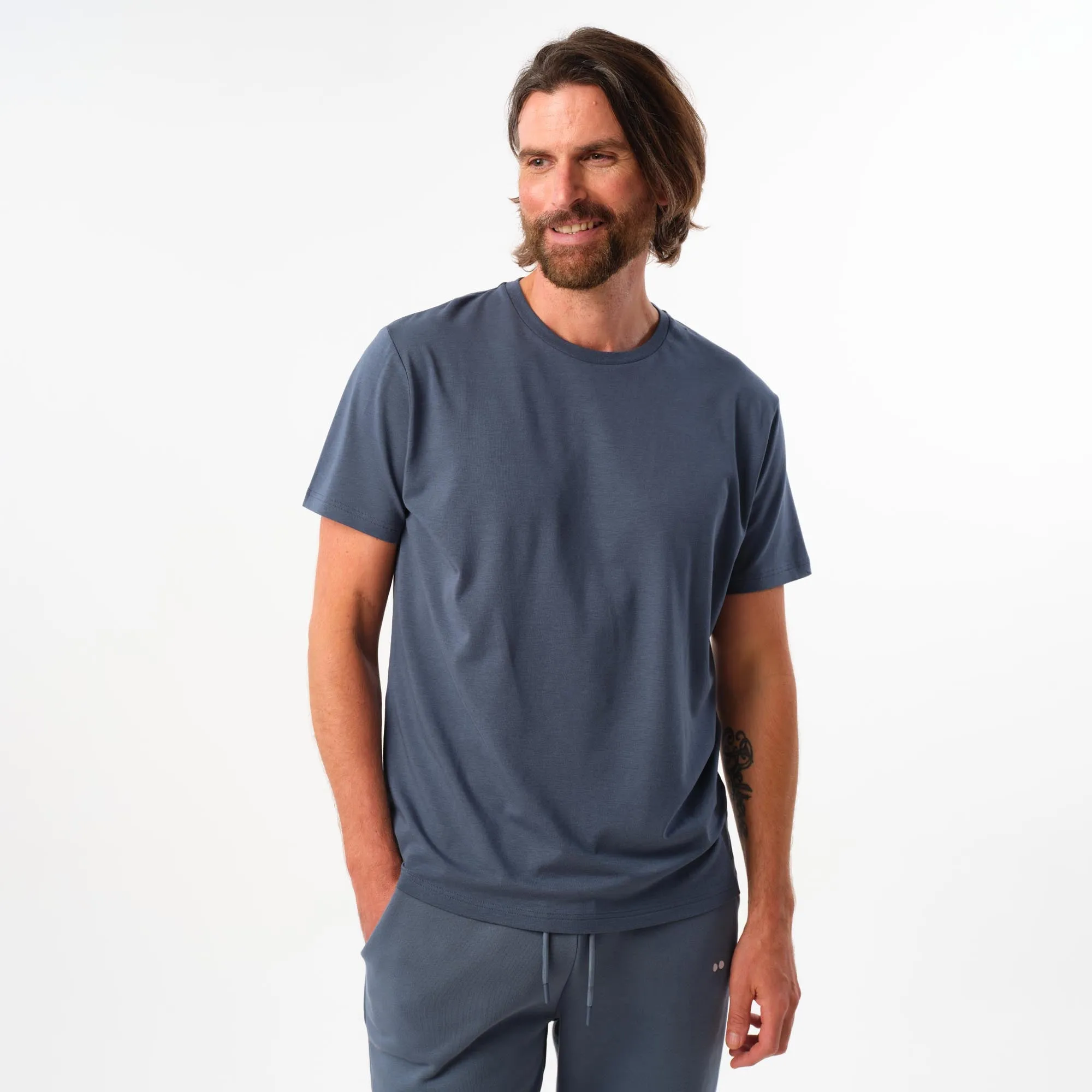 Dusty Blue Long John & Tee Bundle