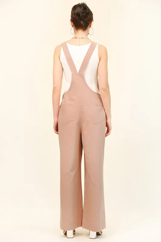 Dusty Rose Knot Detail and Wide Leg Jumpsuits