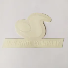 DVS Shoes Skateboard Sticker - 15cm across approx