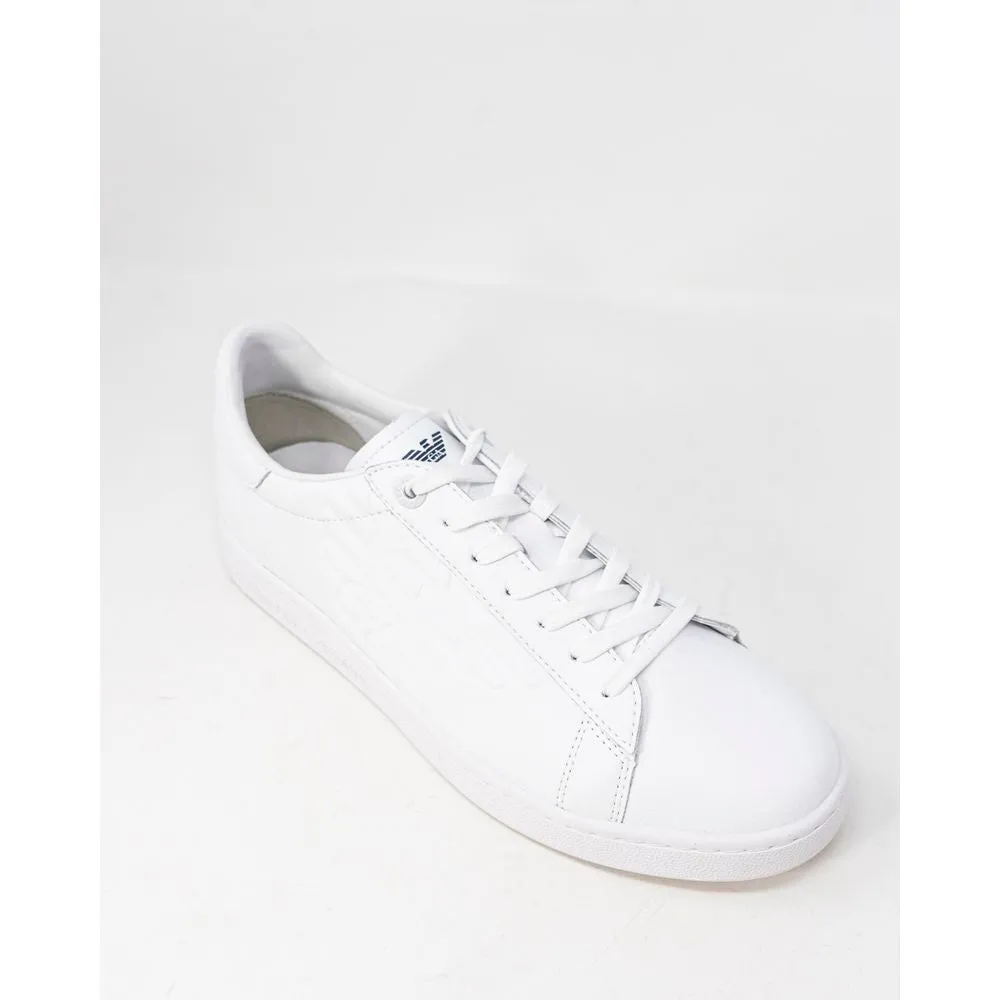 EA7 Emporio Armani White Polyethylene Sneaker