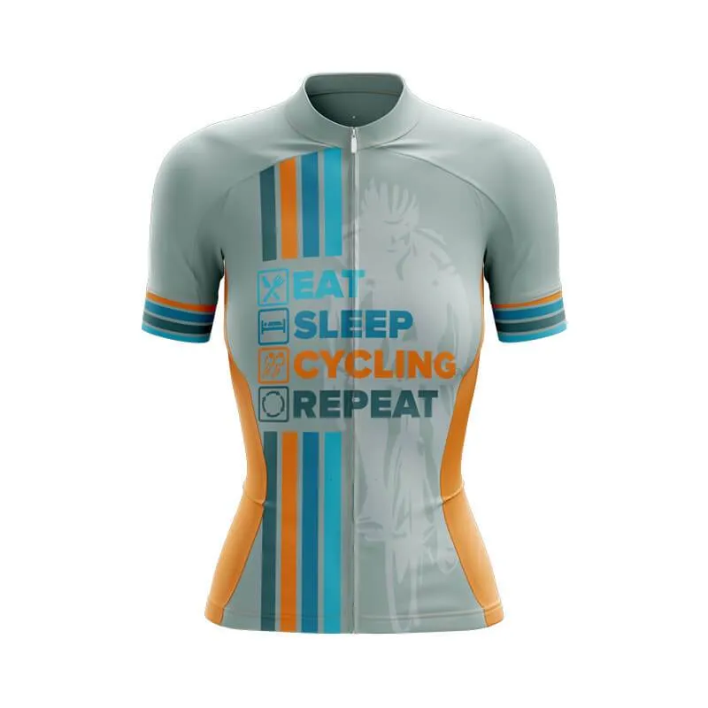 Eat Sleep Cycling Repeat (V4) jerseys