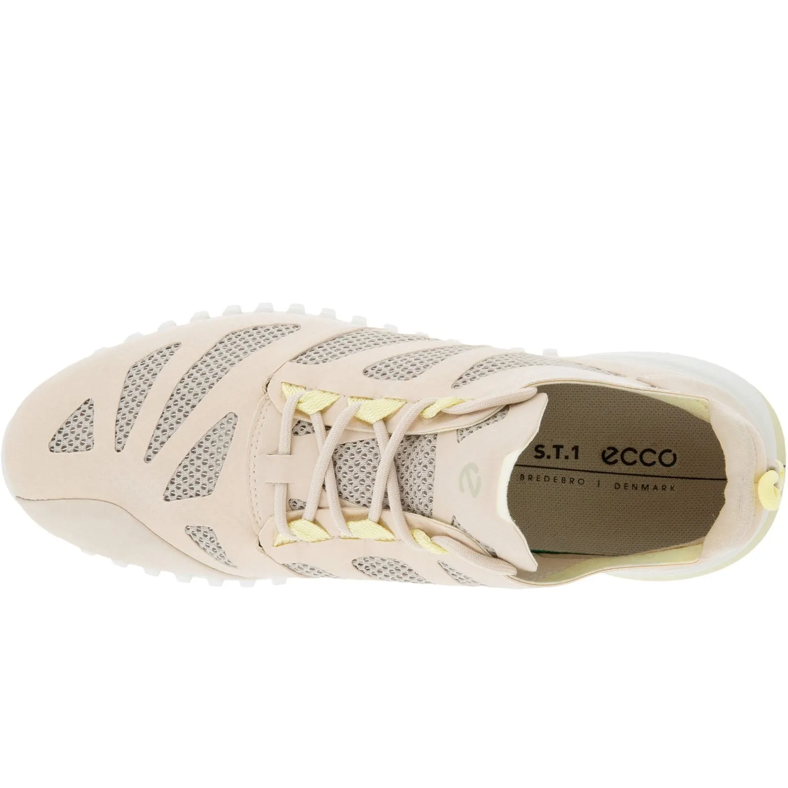 ECCO Womens ZipFlex Low Shock Thru Trainers - Limestone