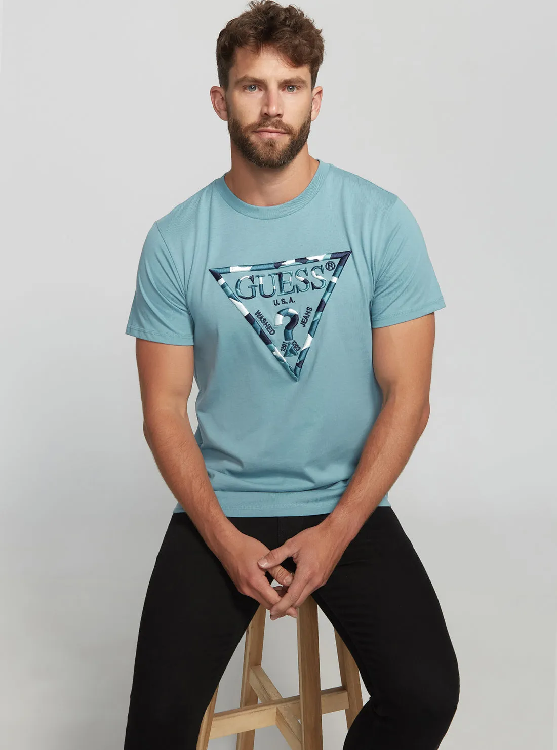 Eco Blue Gad Logo T-Shirt