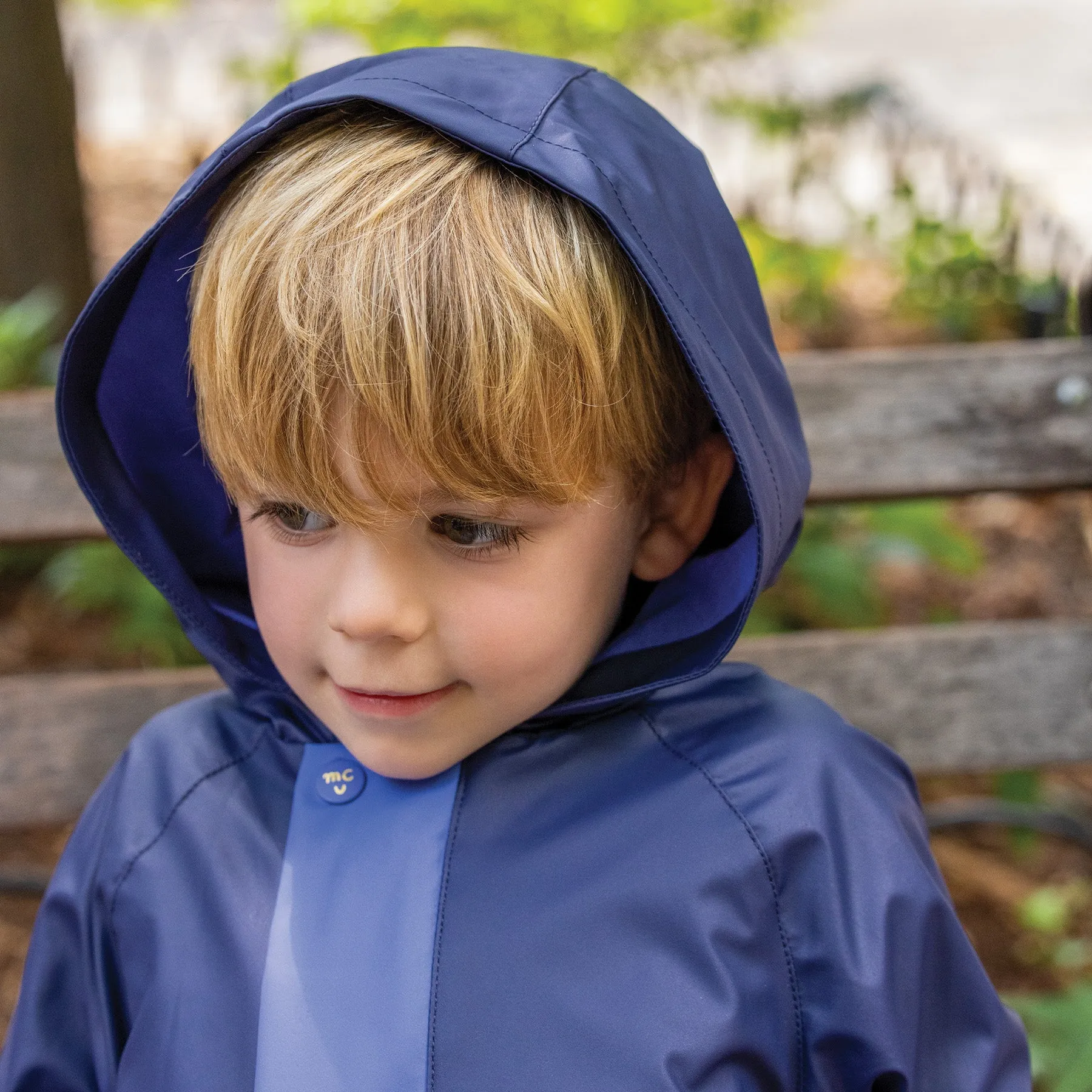 Eco-Friendly Fun: The Colorblock Raincoat for Little Adventurers! (2Y-10Y)