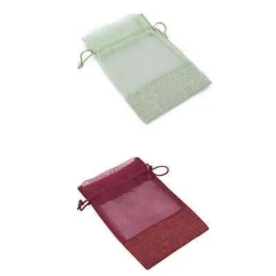 Eco Friendly Jute Accessories Pouch with Netting