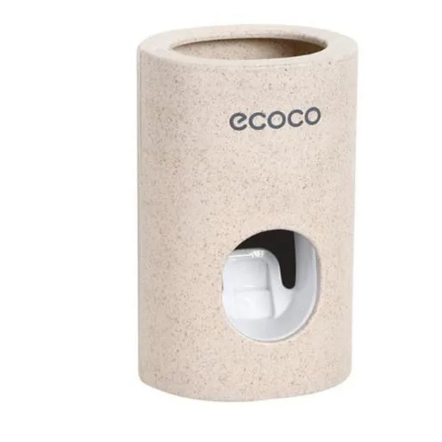 ECOCO Automatic Toothpaste Dispenser and Toothbrush Holder