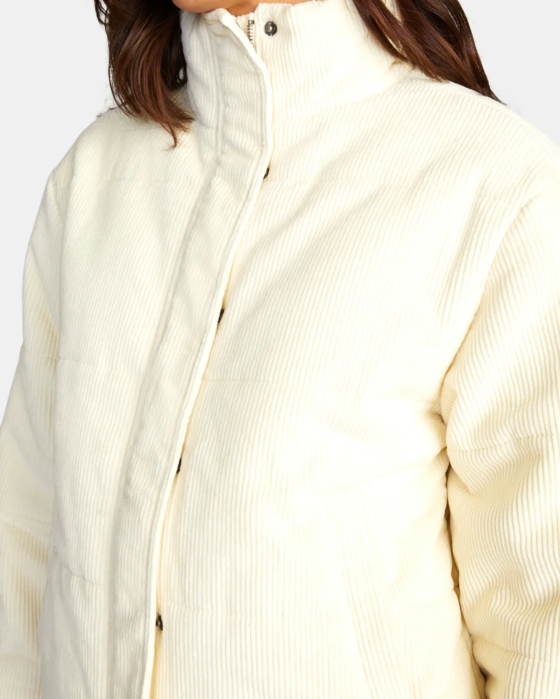 Eezeh Corduroy Puffer Jacket - Afterglow