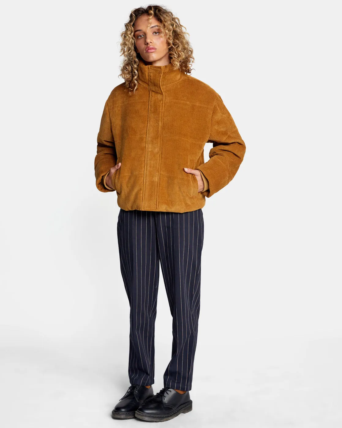 Eezeh Corduroy Puffer Jacket - Dijon