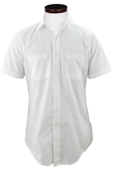 Elbeco Short Sleeve Dress Shirts (White)