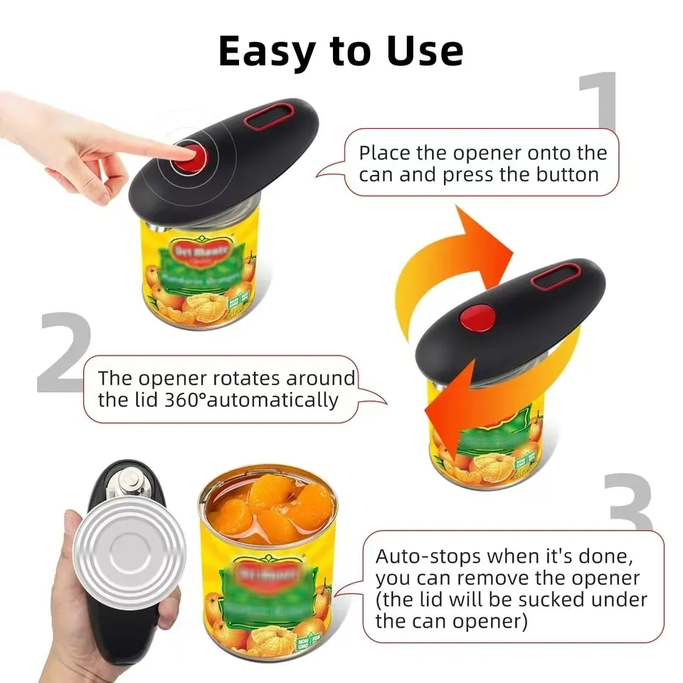 Electric Can Opener Hands Free