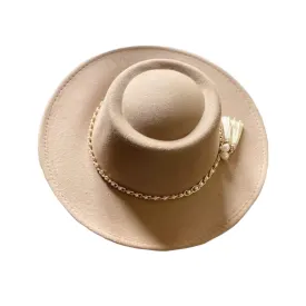 Elegant Boater Hat for Women