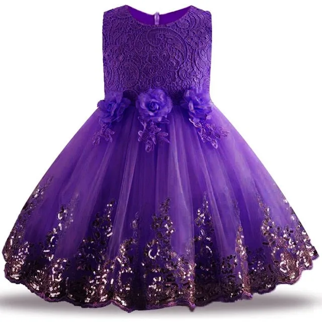 Elegant Princess Costume Dress For Girls