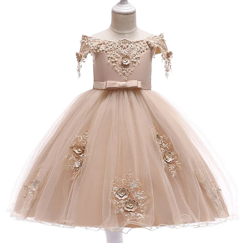 Elegant Princess Costume Dress For Girls