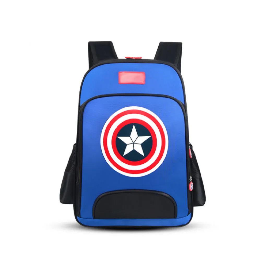 Elementary School Bag Captain America Children's Backpack Boys Backpack