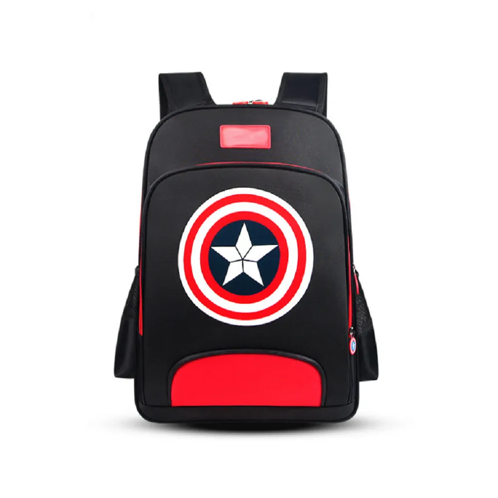 Elementary School Bag Captain America Children's Backpack Boys Backpack