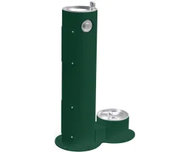 Elkay LK4400DB | Freestanding Drinking Fountain | Filterless, Non-refrigerated, Includes a Dog-bowl / Pet fountain