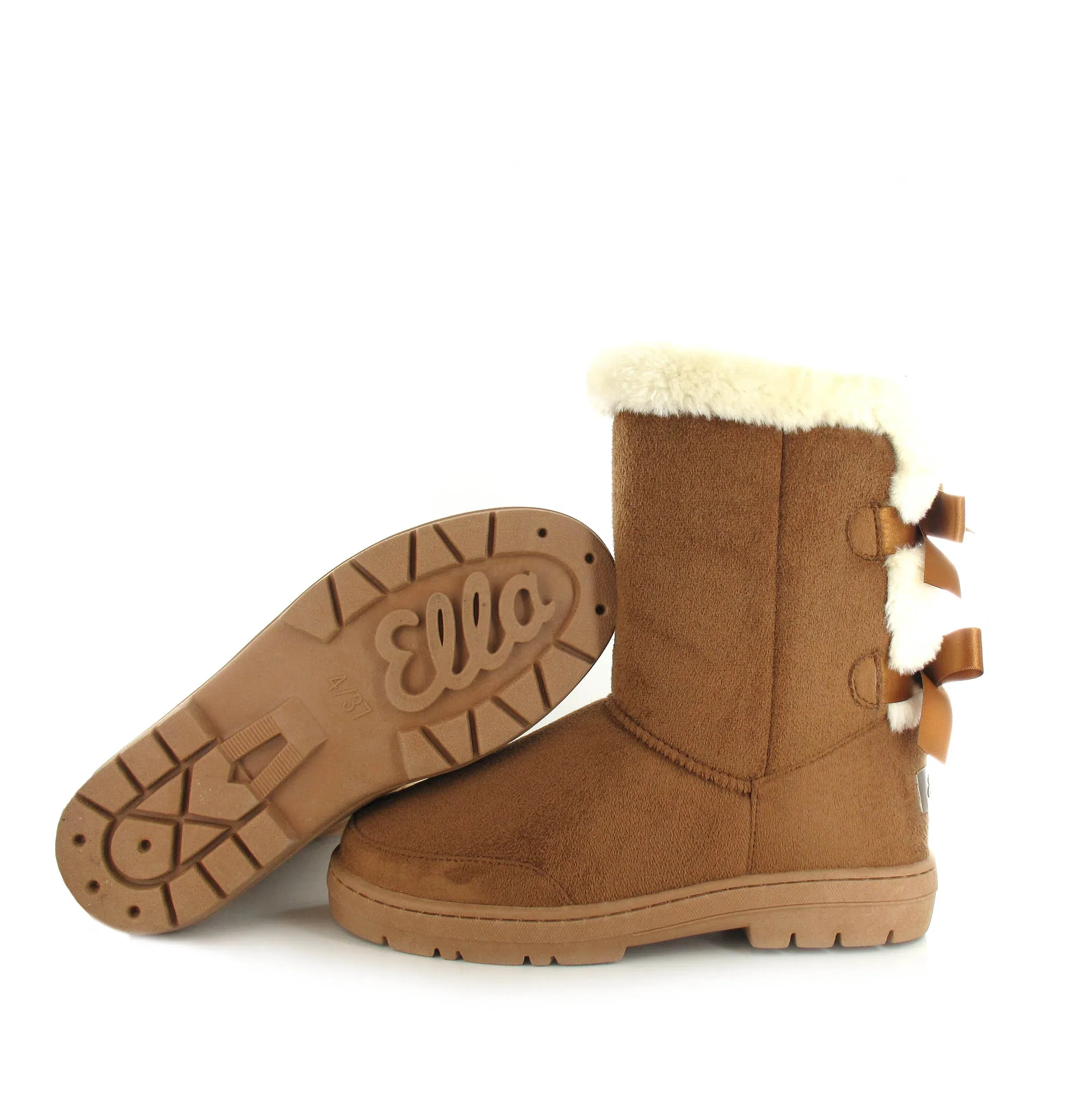 ELLA Beau Short Faux Fur Lined Ankle Boot