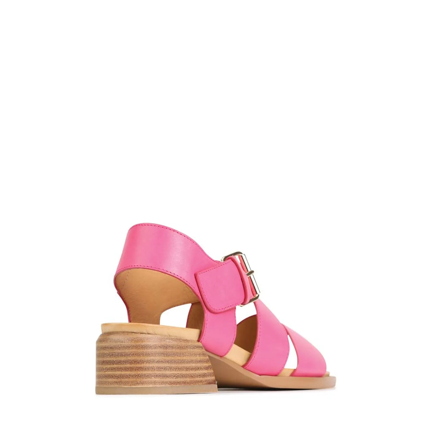 ELLI LEATHER ANKLE STRAP SANDALS