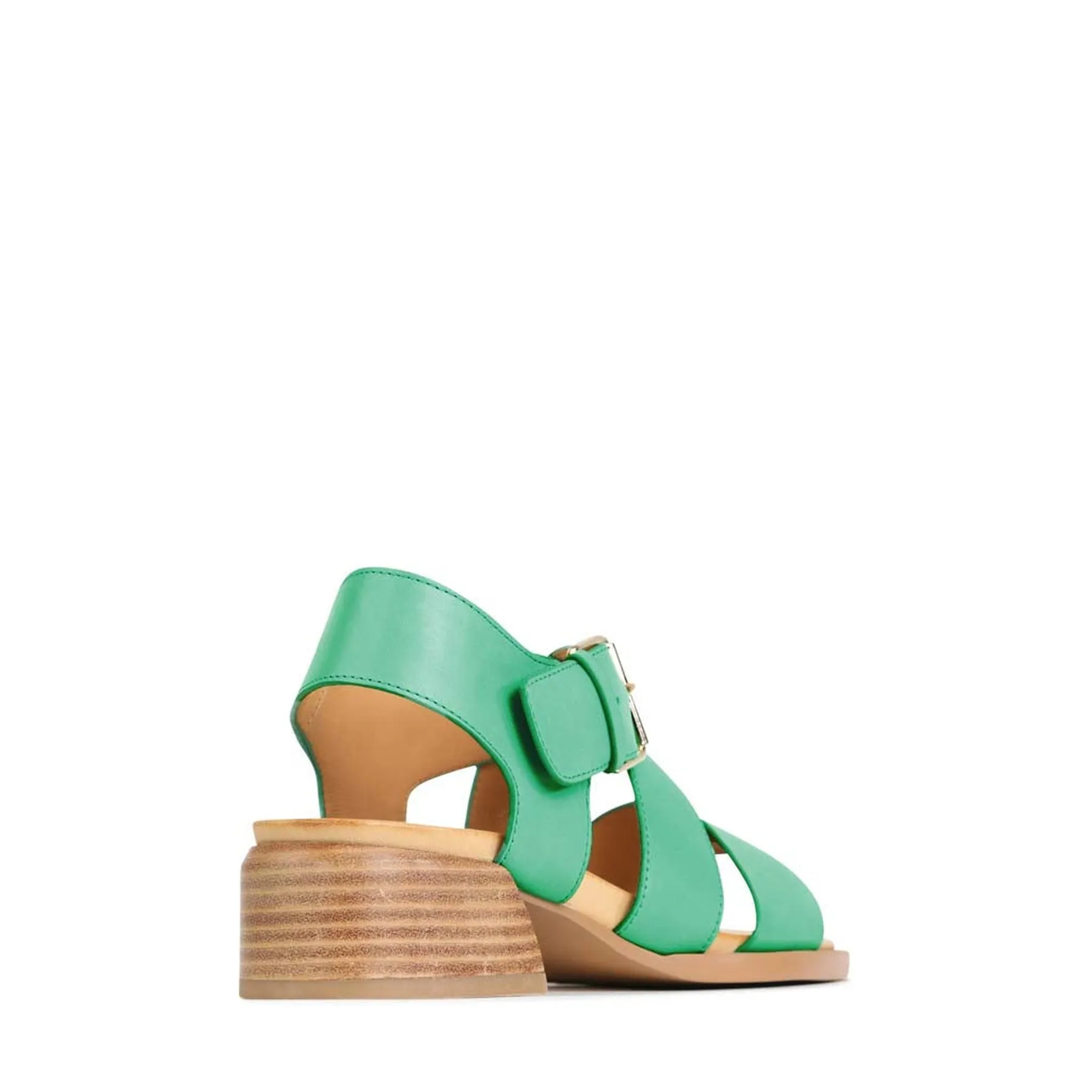 ELLI LEATHER ANKLE STRAP SANDALS