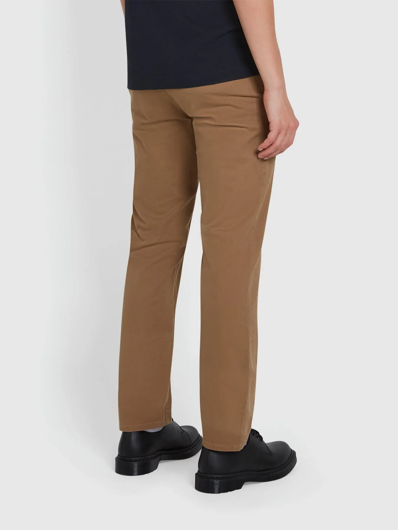 Elm Slim Fit Chinos In Beige