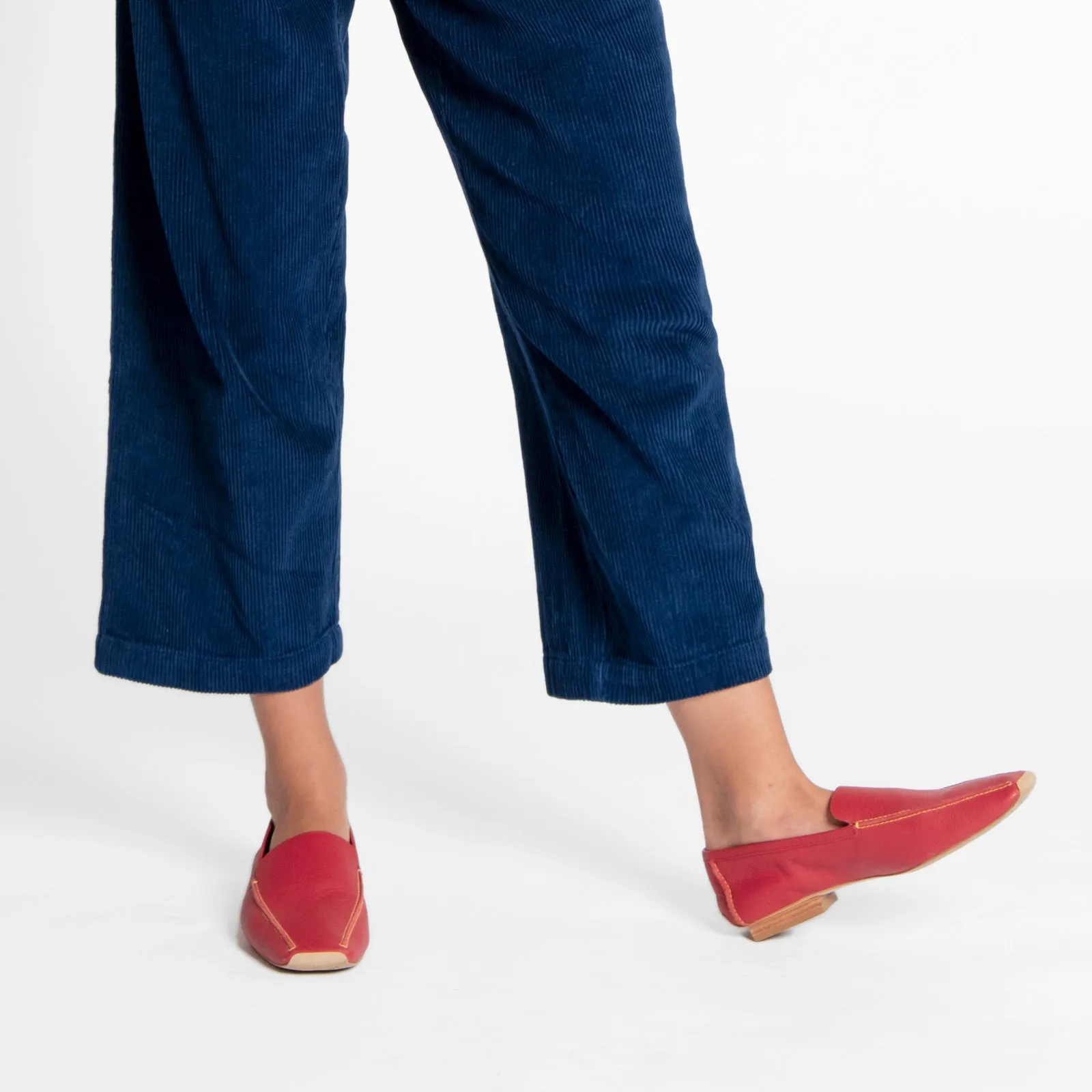 Elyce Loafer Leather Red