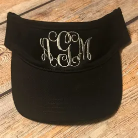 Embroidered Monogram Visors