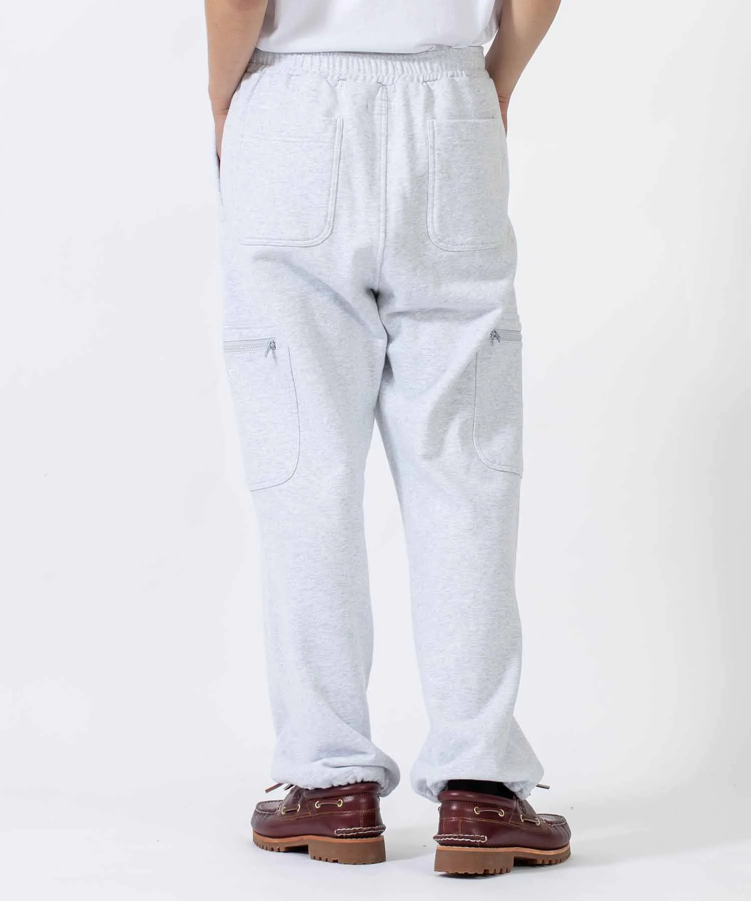 EMBROIDERED SWEAT CARGO PANTS