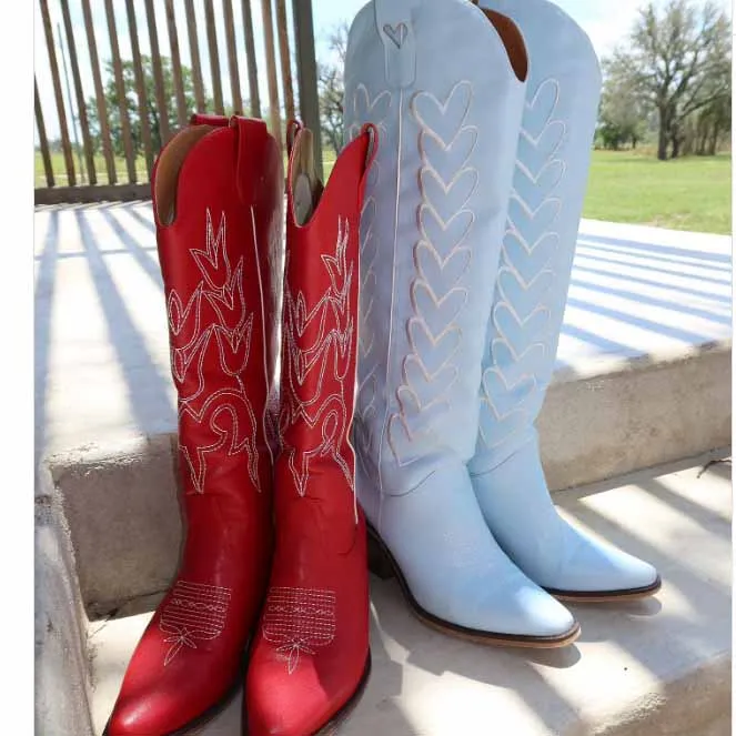 Embroidered Western Cowgirl Boots