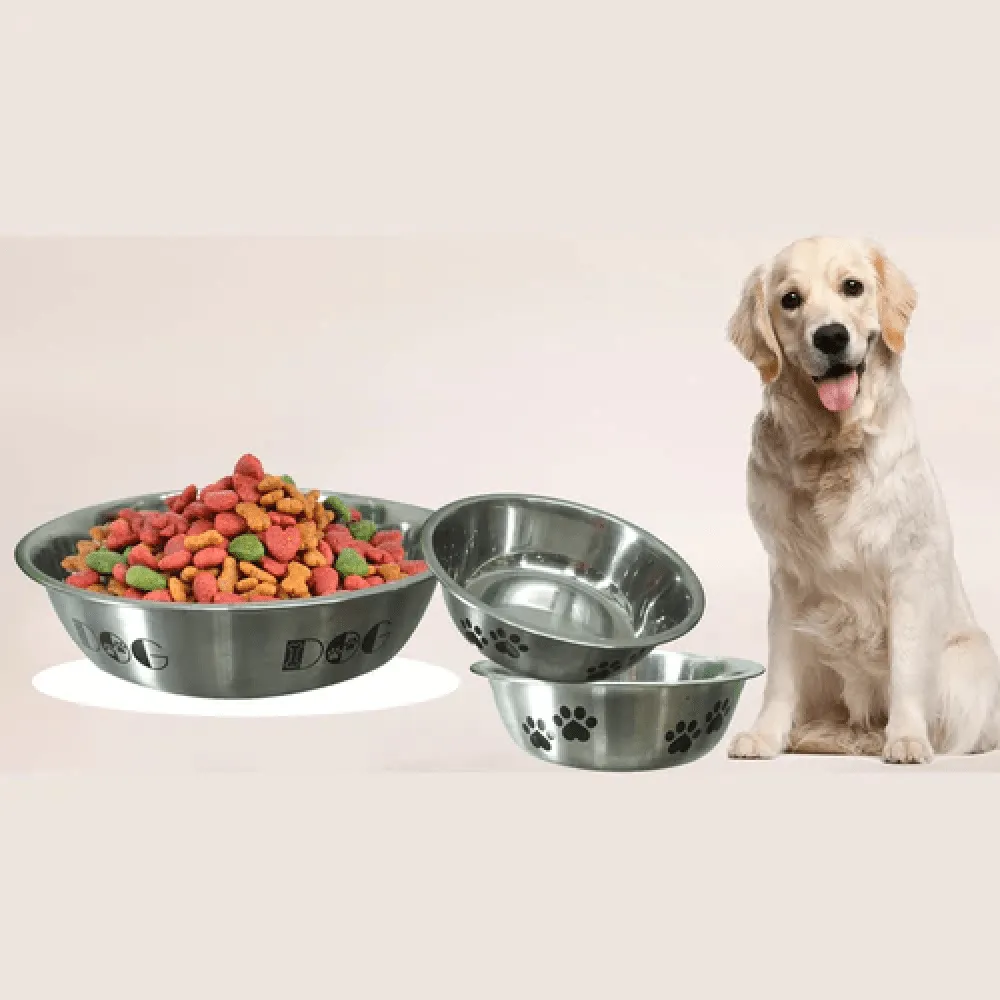 Emily Pets Stainless Steel Anti Skid Bowl for Dogs