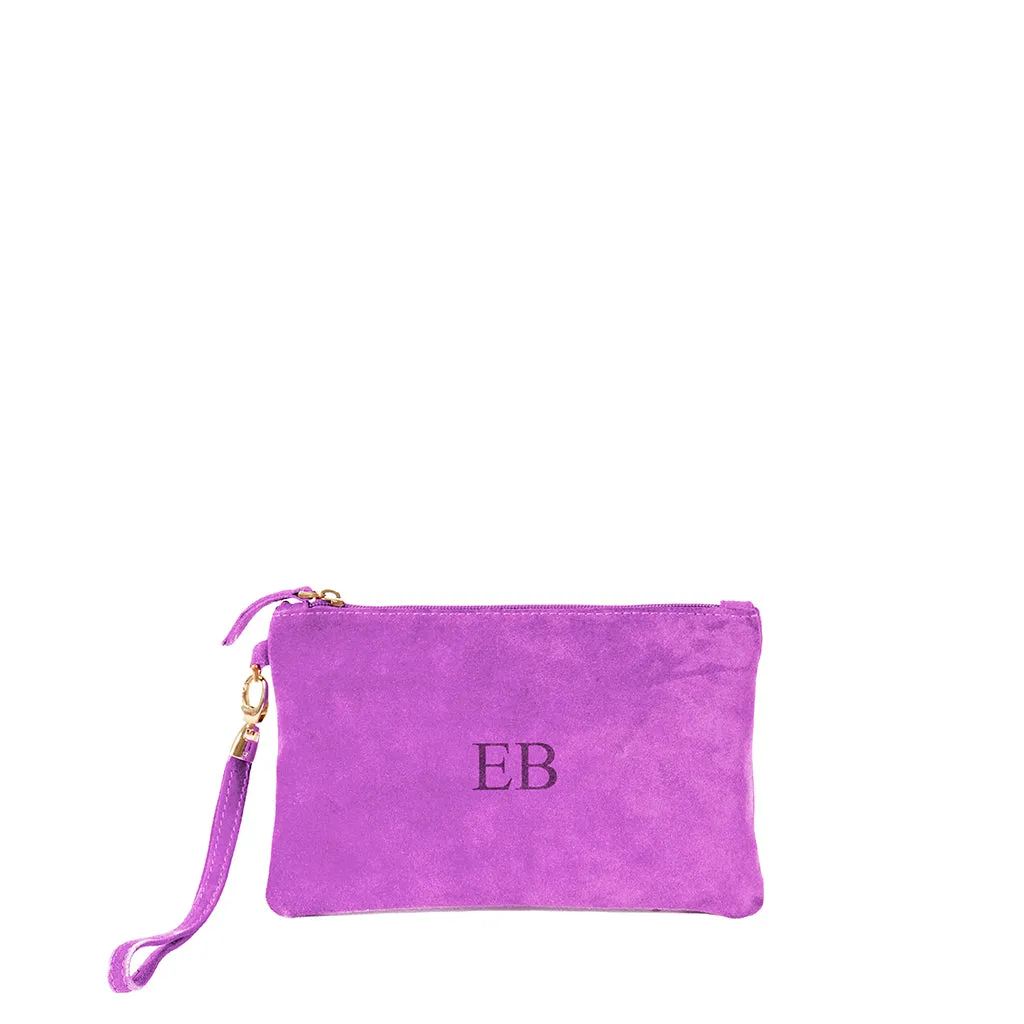 Emmy Boo Suede Luxe Clutch 22