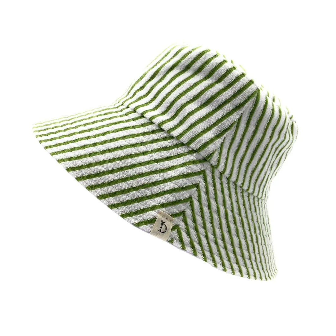 Empire Cove Stripe Terry Cloth Bucket Hat Fisherman Cap Women Men Summer Sun Hat