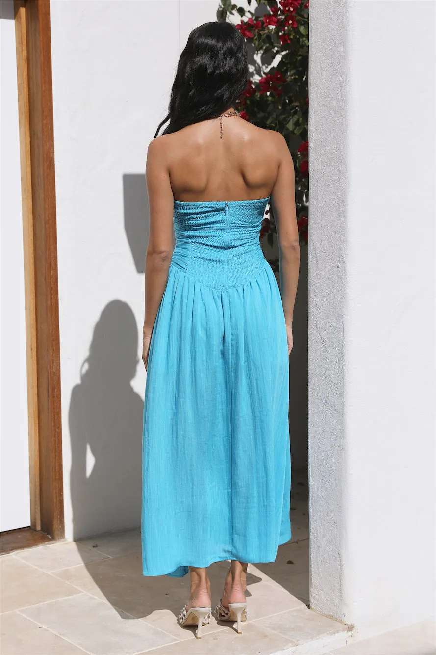 Endless Travels Maxi Dress Blue